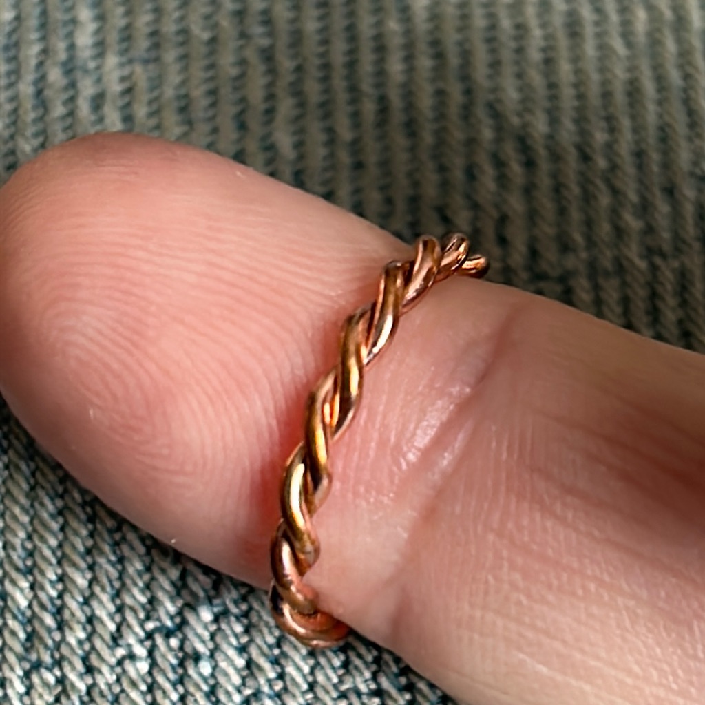 Copper Braided Ring